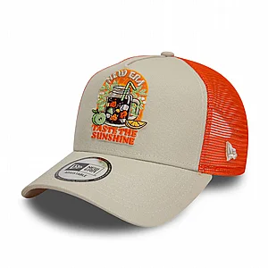 ניו ארה כובע לוחית רישוי – NEW ERA License Plate Cream 9FORTY A-Frame Trucker Adjustable Cap ניו ארה כובע לוחית רישוי – NEW ERA License Plate Cream 9FORTY A-Frame Trucker Adjustable Cap