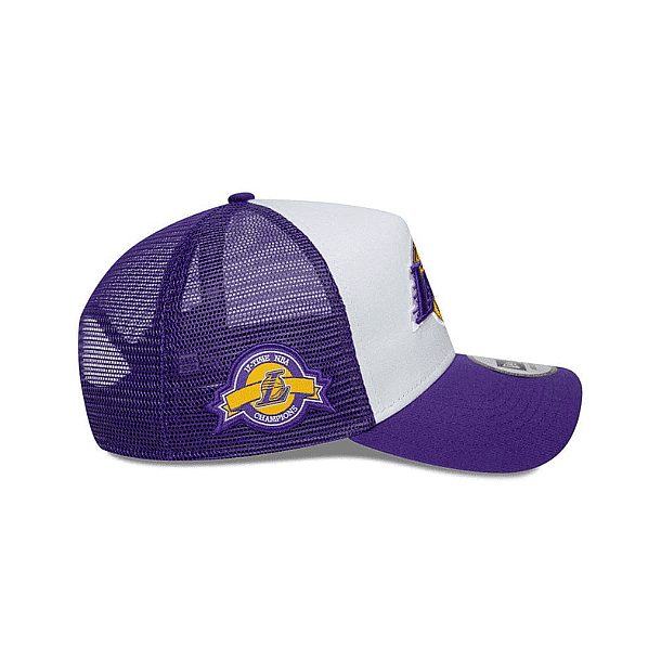 ��� ��� ���� -NEW ERA NBA Side Patch LA Lakers 9FORTY A-Frame Trucker Cap
