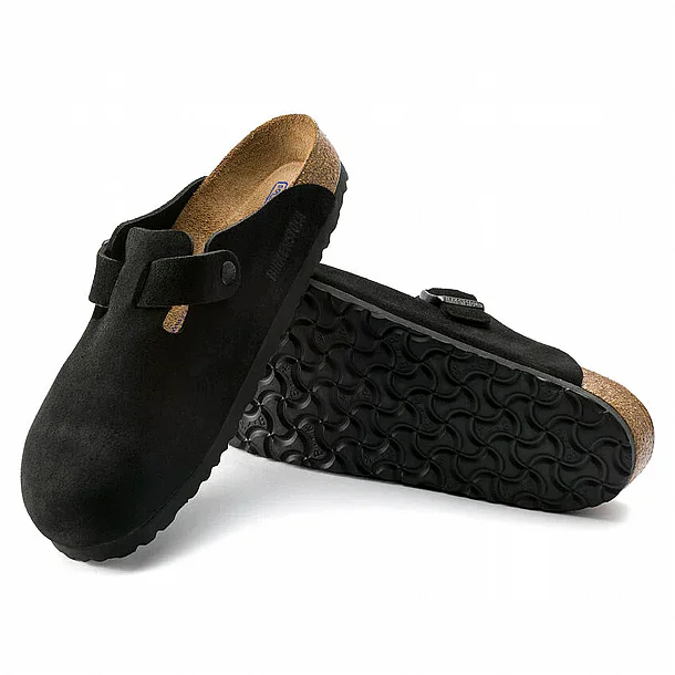 ����� ��������� ���� ������ Birkenstock Boston Eva Black Narrow