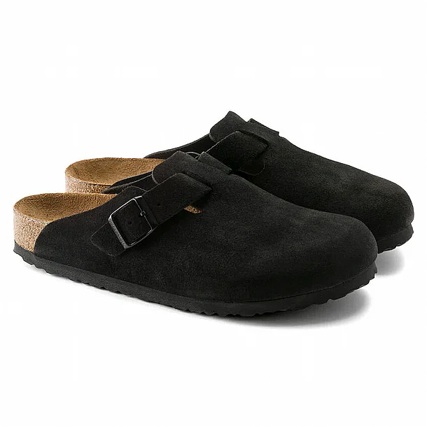 ����� ��������� ���� ������ Birkenstock Boston Eva Black Narrow