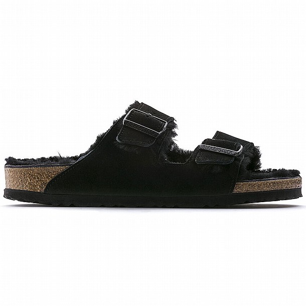 Birkenstock Arizona Shearling Black ���������� ������� ����� ����