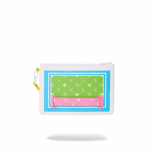 ��� �� ����������� ������ ����� � SPRAYGROUND MULTI COLOR BANDANA CROSS OVER CLUTCH