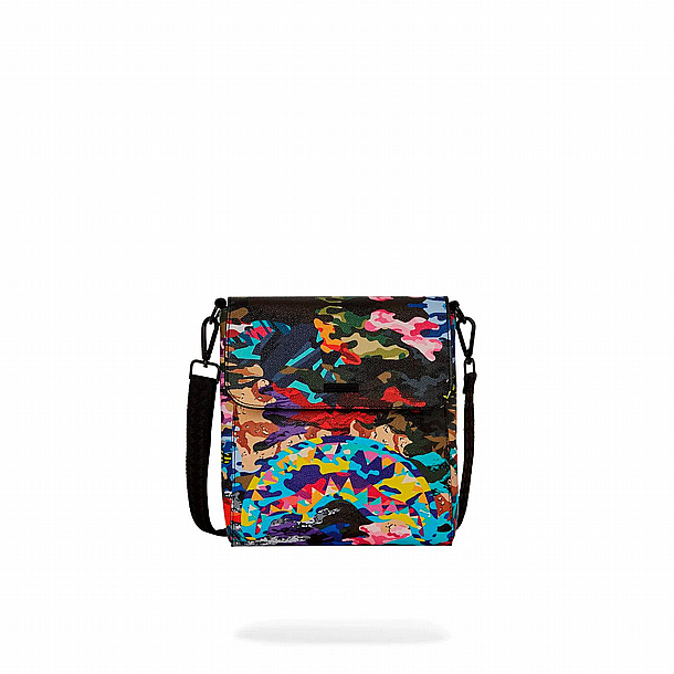 ��� �� ����������� � SPRAYGROUND SLICED & DICED CAMO MESSENGER SLING