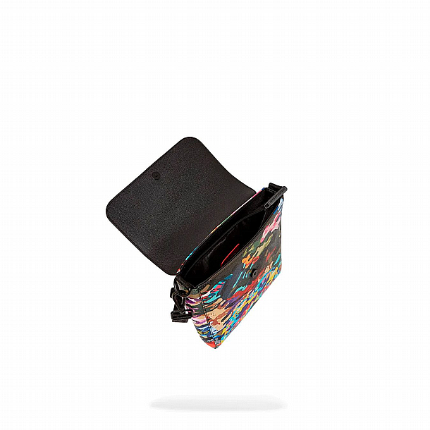 ��� �� ����������� � SPRAYGROUND SLICED & DICED CAMO MESSENGER SLING