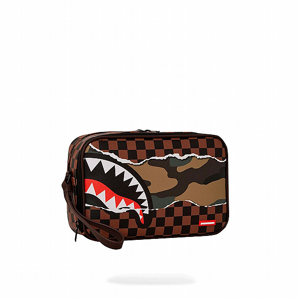 ��� ����/�������� ����������� � SPRAYGROUND TEAR IT UP CHECK CAMO TOILETRY