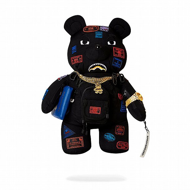��� �� ���� ����������� � SPRAYGROUND METALLIC TYE DYE BEAR BACKPACK