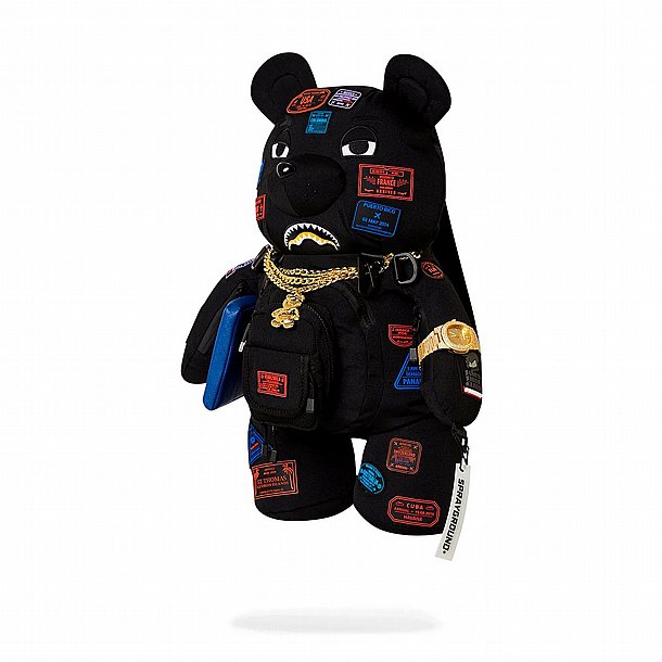 ��� �� ���� ����������� � SPRAYGROUND METALLIC TYE DYE BEAR BACKPACK