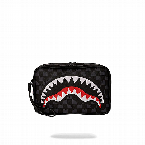 ��� ����/�������� ����������� � SPRAYGROUND DRIP CHECK SHARK TOILETRY BRICK