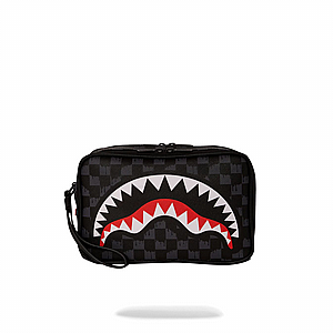 תיק רחצה/קוסמטיקה ספרייגראונד – SPRAYGROUND DRIP CHECK SHARK TOILETRY BRICK תיק רחצה/קוסמטיקה ספרייגראונד – SPRAYGROUND DRIP CHECK SHARK TOILETRY BRICK