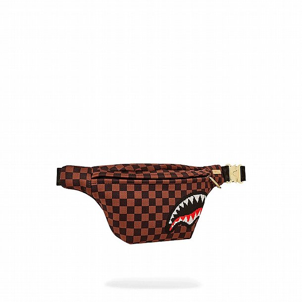 ���� ����������� � SPRAYGROUND HANGOVER DRIP GREY CHECK SAVVY CROSS-BODY
