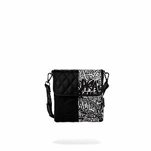 ��� �� ����������� ��� ���� � SPRAYGROUND METALLIC DRIP SHARKS IN PARIS MESSENGER SLING