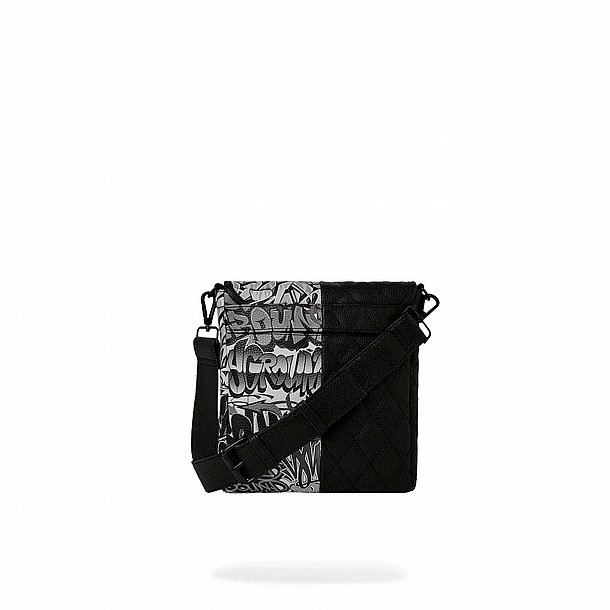 ��� �� ����������� ��� ���� � SPRAYGROUND METALLIC DRIP SHARKS IN PARIS MESSENGER SLING