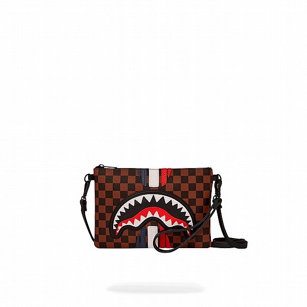 ��� �� ���� ����������� � SPRAYGROUND CORE EMBOSSED CHECK CLUTCH