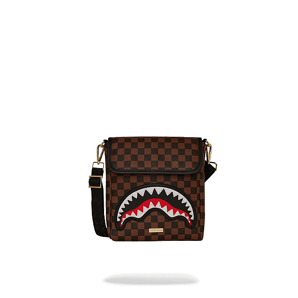 ��� ����� ����������� � SPRAYGROUND SAWTOOTH SHARKS IN PARIS MESSENGER SLING