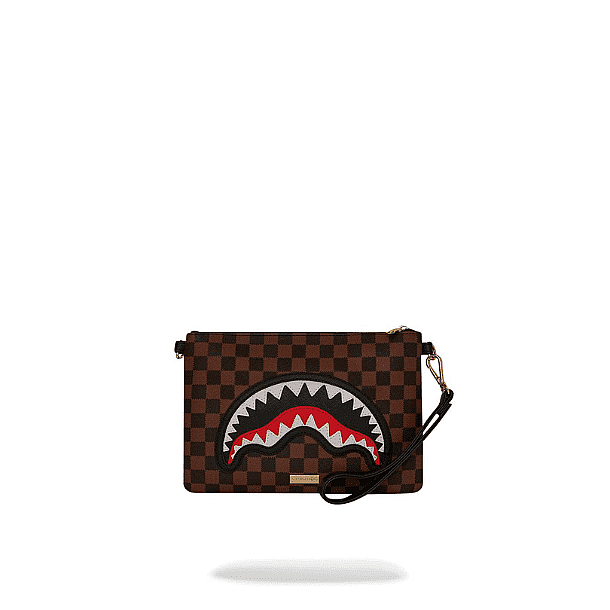 ��� �� ���� ����������� � SPRAYGROUND SAWTOOTH SHARKS IN PARIS CROSSOVER CLUTCH