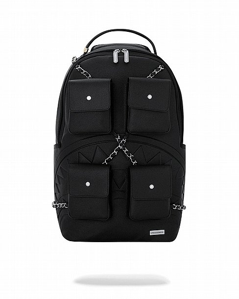 ��� �� ����������� -SPRAYGROUND HANGING POCKETS SHARK BACKPACK