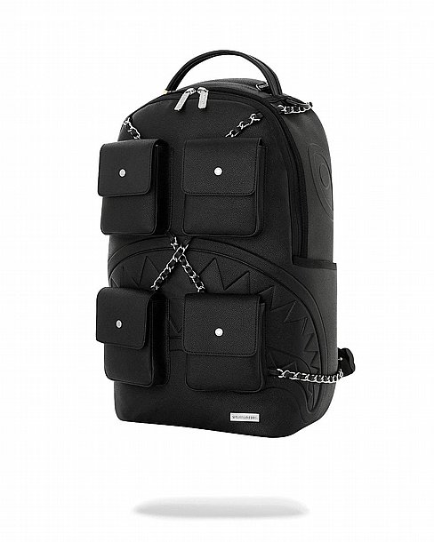��� �� ����������� -SPRAYGROUND HANGING POCKETS SHARK BACKPACK