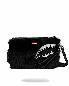 ��� �� ����' ����������� � SPRAYGROUND FUR CRAY BLACK CROSSOVER CLUTCH