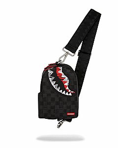 ��� �� ����������� � SPRAYGROUND SCRIBBLE SHARK BACKPACK SLING