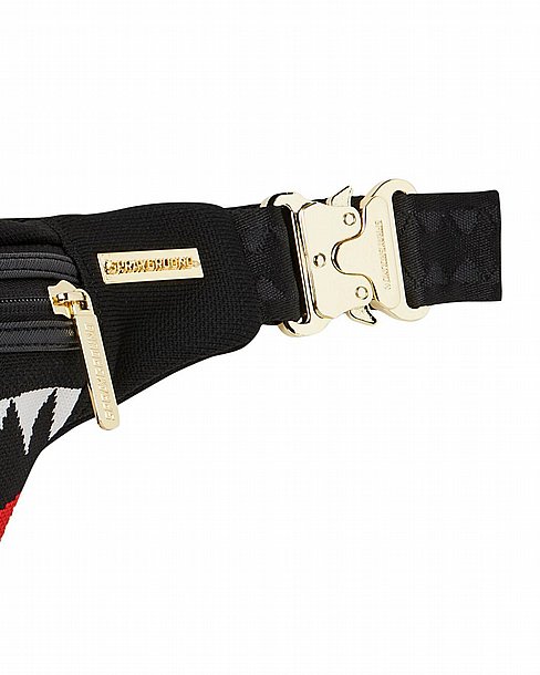 ��� ���� ����������� � SPRAYGROUND SHARK CENTRAL KNIT BLACK SAVVY CROSSBODY
