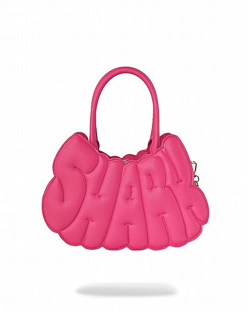 ����������� ��� �� ����� � SPRAYGROUND HOT PINK SHARK BUBBLE LETTER HANDBAG