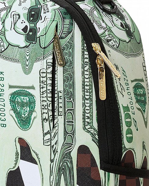 ��� �� ����������� -SPRAYGROUND HANGING POCKETS SHARK BACKPACK