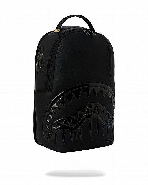 ��� �� ����������� -SPRAYGROUND BLACKED OUT METALLIC DRIP BACKPACK