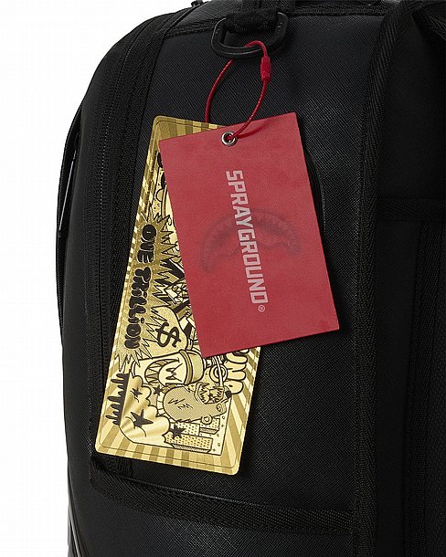 ��� �� ����������� -SPRAYGROUND BLACKED OUT METALLIC DRIP BACKPACK