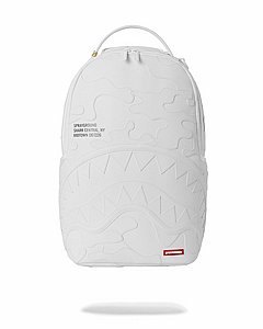 תיק גב ספרייגראונד -SPRAYGROUND SHARK CENTRAL CAMO CUT SHARK WHITE BACKPACK תיק גב ספרייגראונד -SPRAYGROUND SHARK CENTRAL CAMO CUT SHARK WHITE BACKPACK