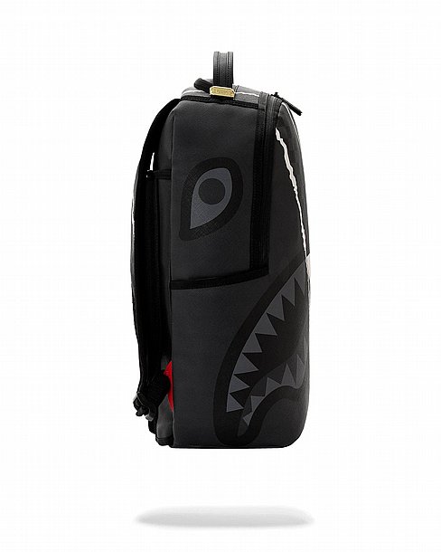 ��� �� ����������� -SPRAYGROUND CENTER RIP REVEALING GRAY CHECK BACKPACK