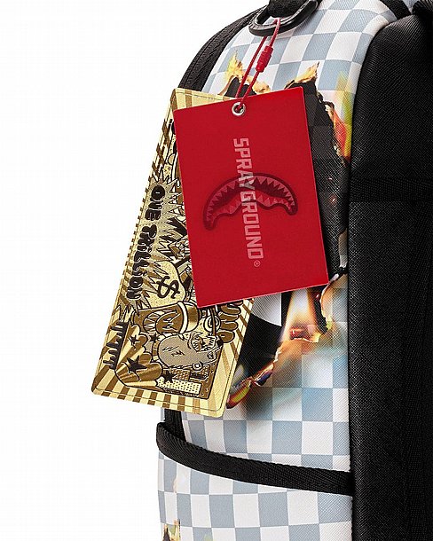 ��� �� ����������� -SPRAYGROUND CHECK MELT BACKPACK