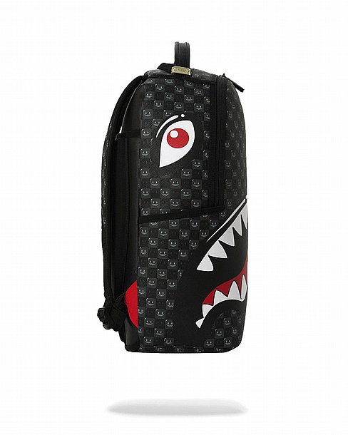 ��� �� ����������� -SPRAYGROUND SHARKS IN PARIS WTF BUBBLY BLACK CHECK BACKPACK