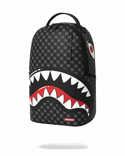 ��� �� ����������� -SPRAYGROUND SHARKS IN PARIS WTF BUBBLY BLACK CHECK BACKPACK