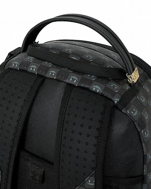 ��� �� ����������� -SPRAYGROUND SHARKS IN PARIS WTF BUBBLY BLACK CHECK BACKPACK