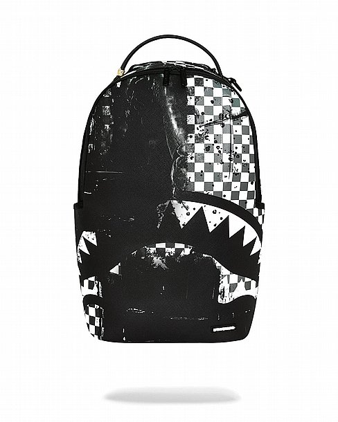 ��� �� ����������� -SPRAYGROUND PAINTED OVER CHECK BACKPACK