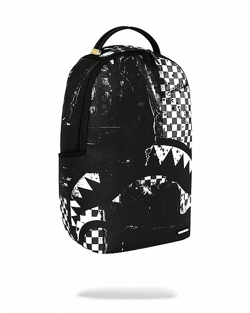 ��� �� ����������� -SPRAYGROUND PAINTED OVER CHECK BACKPACK