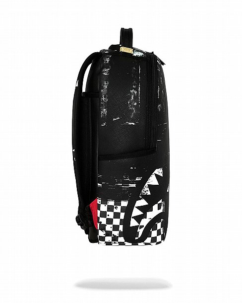 ��� �� ����������� -SPRAYGROUND PAINTED OVER CHECK BACKPACK