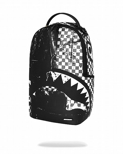 ��� �� ����������� -SPRAYGROUND PAINTED OVER CHECK BACKPACK