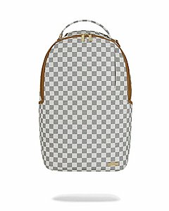 ��� �� ����������� -SPRAYGROUND GRAFF EMBOSSED CREAM CHECK DLXSV BACKPACK
