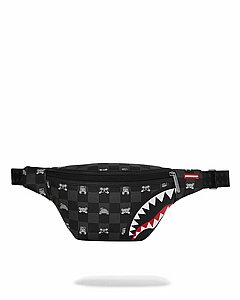 ��� ����' ����������� � SPRAYGROUND GRAY PEEKING CHARACTER CHECK SAVVY CROSSBODY