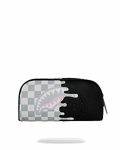 ���� ����������� � SPRAYGROUND CREAM CHECK UNFINISHED SHARK PENCIL POUCH