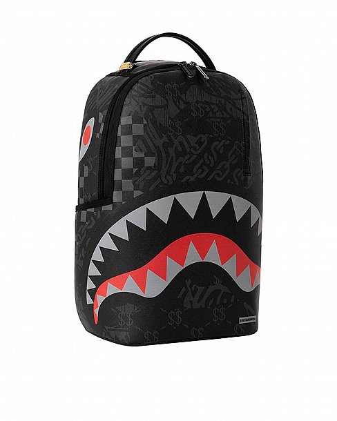��� �� ����������� -SPRAYGROUND 4AM RED SHARK BACKPACK