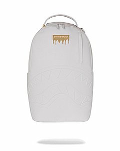 תיק גב ספרייגראונד -SPRAYGROUND GOLD BRICK LUXE WHITE DLXSV BACKPACK תיק גב ספרייגראונד -SPRAYGROUND GOLD BRICK LUXE WHITE DLXSV BACKPACK
