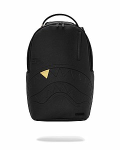 תיק גב ספרייגראונד -SPRAYGROUND BLACKED OUT EMBOSSED GOLD TOOTH BACKPACK תיק גב ספרייגראונד -SPRAYGROUND BLACKED OUT EMBOSSED GOLD TOOTH BACKPACK