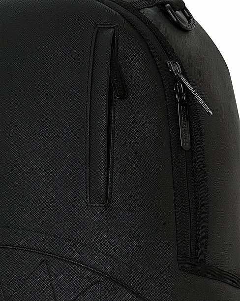 ��� �� ����������� -SPRAYGROUND BLACKED OUT EMBOSSED GOLD TOOTH BACKPACK