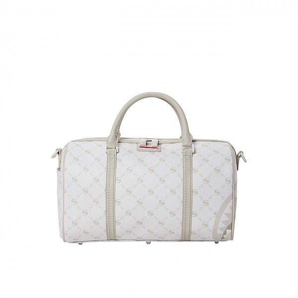 Sprayground  - ��� ������ �����������- ��� - MONEYGRAM POWDER MINI DUFFLE, BIANCO