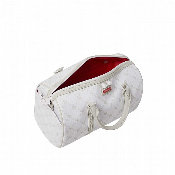 Sprayground  - ��� ������ �����������- ��� - MONEYGRAM POWDER MINI DUFFLE, BIANCO