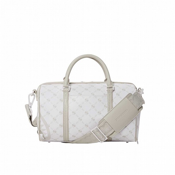 Sprayground  - ��� ������ �����������- ��� - MONEYGRAM POWDER MINI DUFFLE, BIANCO