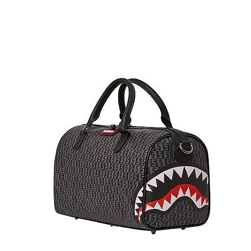 SPRAYGROUND MONEY CHECK GREY CROSS-OVER CLUTCH � ���� ����� ����