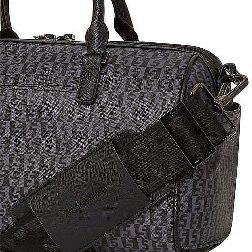 SPRAYGROUND MONEY CHECK GREY CROSS-OVER CLUTCH � ���� ����� ����